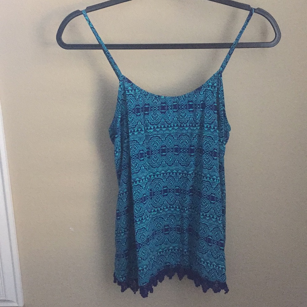 Blue Printed Tank